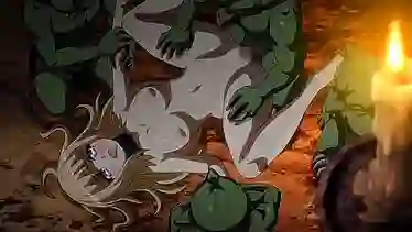 Жесткий генг бенг с участием толпы монстров и грудастой hentai монашки